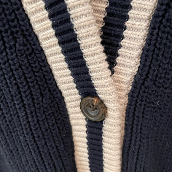 Abercrombie and Fitch Cotton navy cardigan - Picture 5 of 9